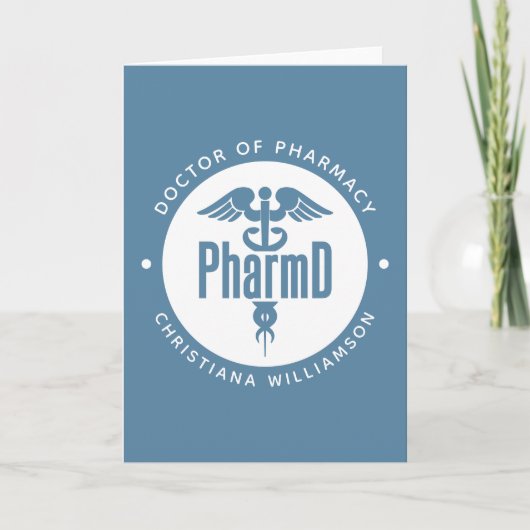PharmD Doctor in de Afstuderen Kaart (Voorkant)