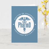 PharmD Doctor in de Afstuderen Kaart (Gele Bloem)