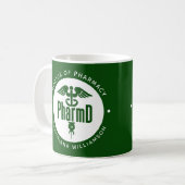 PharmD Doctor in de Afstuderen Koffiemok (Voorkant links)