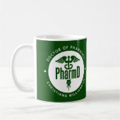 PharmD Doctor in de Afstuderen Koffiemok (Links)