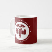 PharmD Doctor in de Afstuderen Koffiemok (Voorkant links)