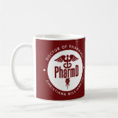 PharmD Doctor in de Afstuderen Koffiemok (Links)