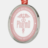 PharmD Doctor in de Afstuderen Metalen Ornament (Links)
