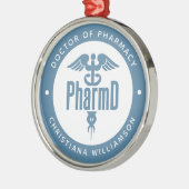 PharmD Doctor in de Afstuderen Metalen Ornament (Links)