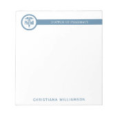 PharmD Doctor in de Afstuderen Notitieblok (Voorkant)