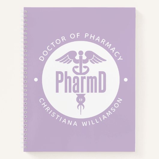 PharmD Doctor in de Afstuderen Notitieboek (Voorkant)
