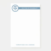 PharmD Doctor in de Afstuderen Post-it® Notes (Voorkant)