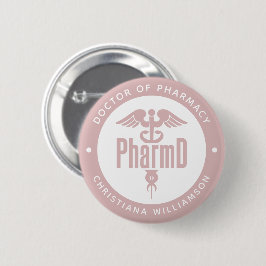 PharmD Doctor in de Afstuderen Ronde Button 5,7 Cm