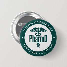 PharmD Doctor in de Afstuderen Ronde Button 5,7 Cm