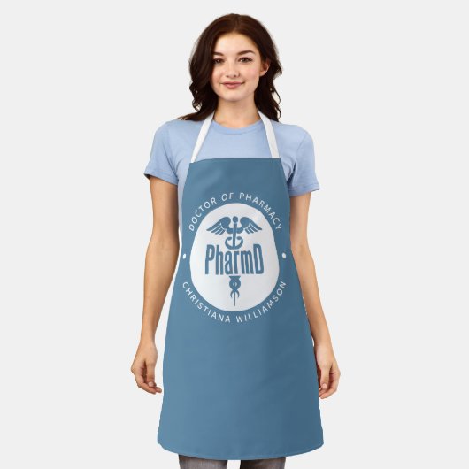 PharmD Doctor in de Afstuderen Schort (Gedragen)