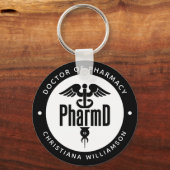 PharmD Doctor in de Afstuderen Sleutelhanger (Voorkant)