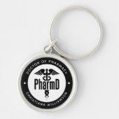 PharmD Doctor in de Afstuderen Sleutelhanger (Voorkant)