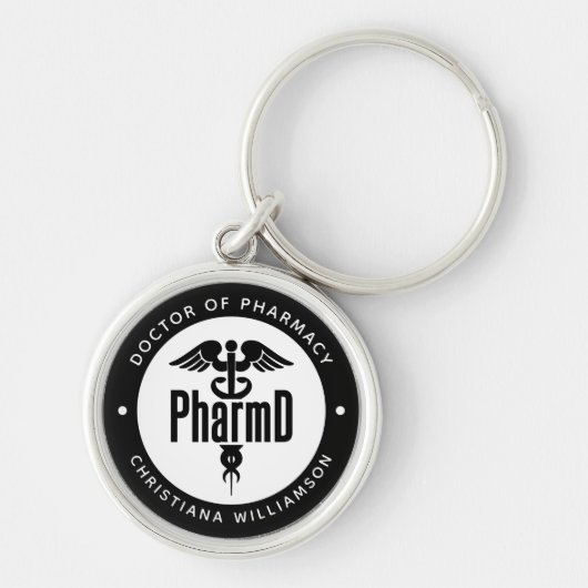 PharmD Doctor in de Afstuderen Sleutelhanger (Voorkant)