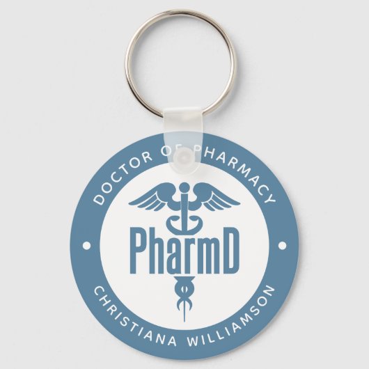 PharmD Doctor in de Afstuderen Sleutelhanger (Voorkant)