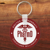 PharmD Doctor in de Afstuderen Sleutelhanger (Voorkant)