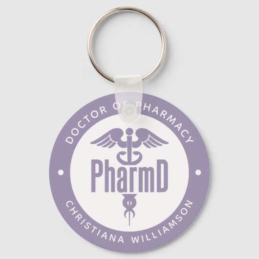 PharmD Doctor in de Afstuderen Sleutelhanger (Voorkant)