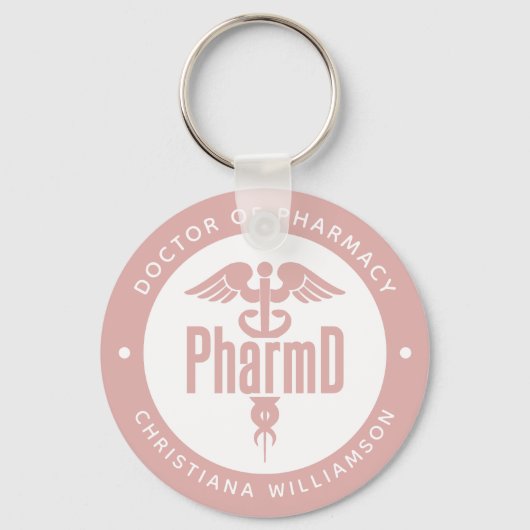 PharmD Doctor in de Afstuderen Sleutelhanger (Voorkant)