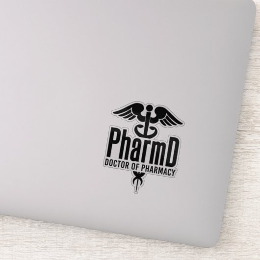 PharmD Doctor in de apotheek Afstuderen Sticker (Detail)