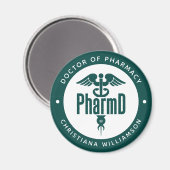 PharmD Doctor in de Farmacie Afstuderen Apotheker Magneet (Voorkant / Achterkant)