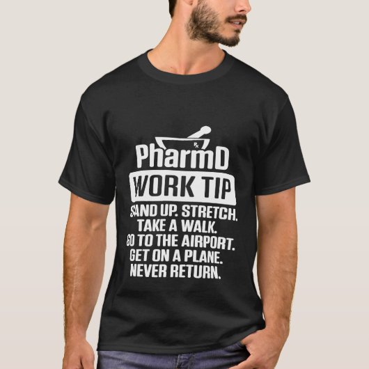 PharmD Doctor in de farmacie Stretch Doctoraat Gra T-shirt (Voorkant)