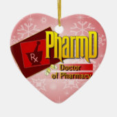 PharmD Doctor in de LOGO Keramisch Ornament (Voorkant)