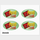 PharmD Doctor in de LOGO Ovale Sticker (Vel)