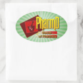 PharmD Doctor in de LOGO Ovale Sticker (Tas)