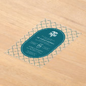 PharmD Doctor of Pharmacy Afstuderen Check Pattern Acryl Uitnodigingen (Laagn)