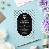 PharmD Doctor of Pharmacy Afstuderen Check Pattern Acryl Uitnodigingen (Insitu (Huwelijk))