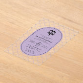 PharmD Doctor of Pharmacy Afstuderen Check Pattern Acryl Uitnodigingen (Laagn)