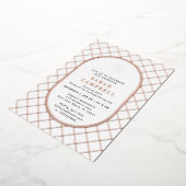 PharmD Doctor of Pharmacy Afstuderen Check Pattern Folie Uitnodiging (Gedraaid)