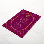 PharmD Doctor of Pharmacy Graduation Check Pattern Folie Uitnodiging (Gedraaid)