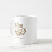 PharmD Gecertificeerd Apotheker Embleem Koffiemok (Voorkant links)