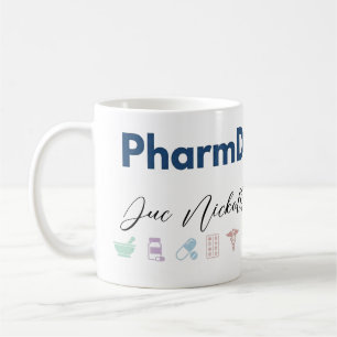 PharmD Gepersonaliseerde Mok Minimalistische Mod