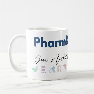 PharmD Gepersonaliseerde Mok | Minimalistische Mod