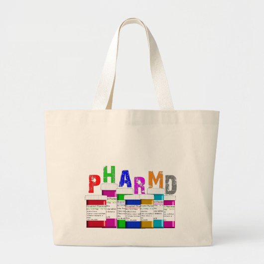 PharmD Pharmacy Student Canvas tas (Voorkant)