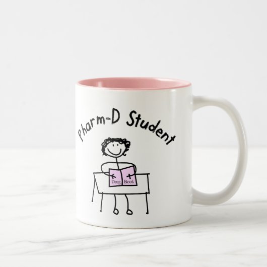 PharmD Pharmacy Student Gifts Tweekleurige Koffiemok (Rechts)
