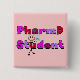 PharmD Student Gifts Vierkante Button 5,1 Cm