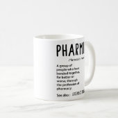 Pharmily Funny Pharmacy voor apotheker Koffiemok (Voorkant rechts)
