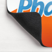 Pharo Mousepad "Oranje golf" Muismat (Hoek)