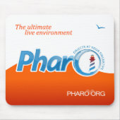 Pharo Mousepad "Oranje golf" Muismat (Voorkant)