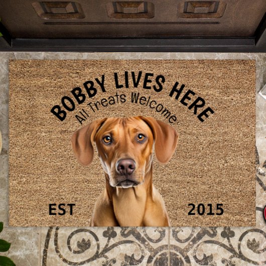 Pharoah Hound gepersonaliseerde huisdier Deurmat