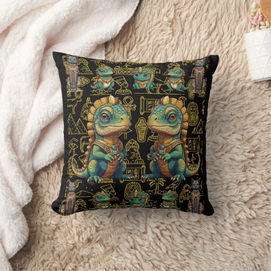 Pharoah Iguana Kussen (Deken)