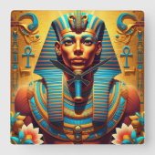pharoah vierkante klok (Voorkant)