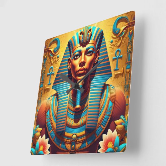 pharoah vierkante klok (Hoek)