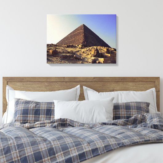 Pharoahs Pyramid Canvas Afdruk (Insitu (Slaapkamer))