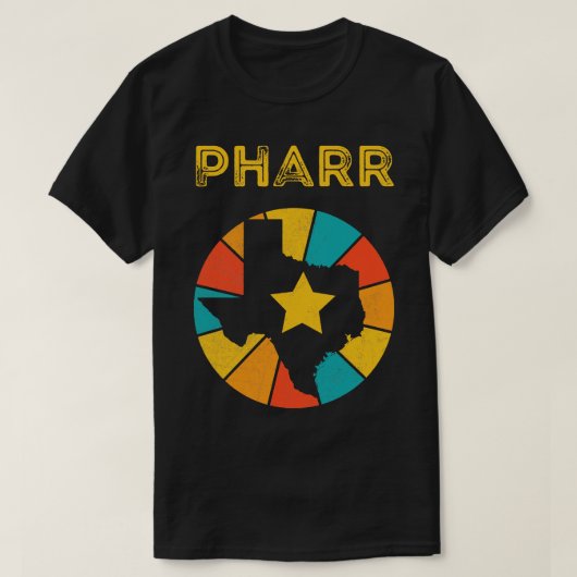 Pharr Texas  Verdrietig Souvenir T-shirt (Design voorkant)