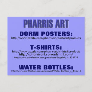 Pharris Kunst Winkelen2 Briefkaart