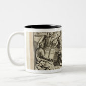 "Pharsalia" Tweekleurige Koffiemok (Links)