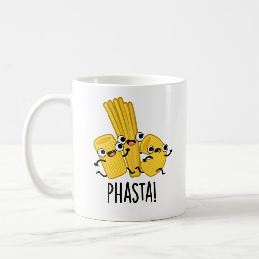 Phasta Funny Fast Pasta Pun Koffiemok (Links)